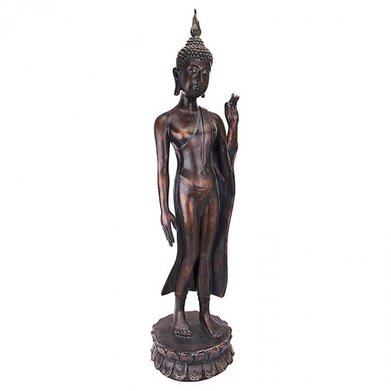 Design Toscano Free From Fear Standing Buddha Statue