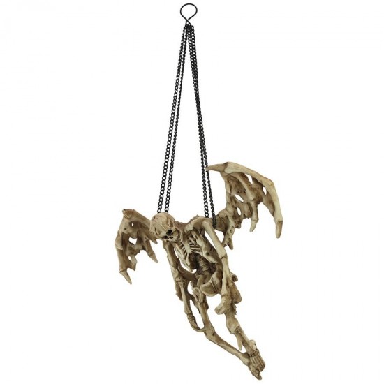 Design Toscano Suspending Death Gothic Skeleton Hanging Sculpture