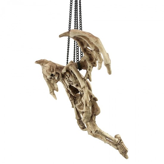 Design Toscano Suspending Death Gothic Skeleton Hanging Sculpture