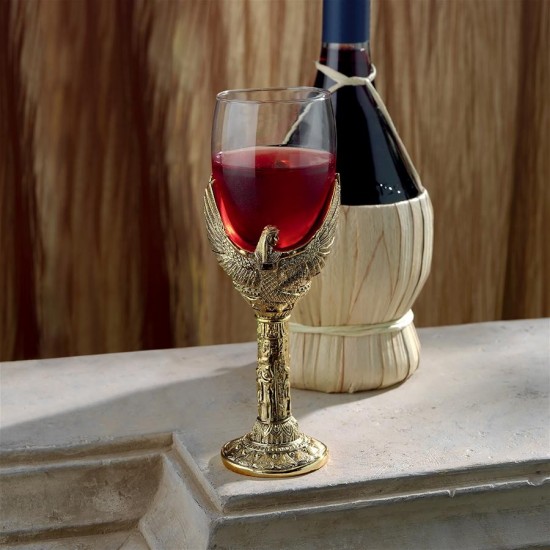 Design Toscano Goddess Isis Wine Goblet