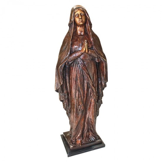 Design Toscano Madonna Blessed Mother Bronze Statue