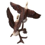 Design Toscano Steep Climbing Ducks Bronze Statue