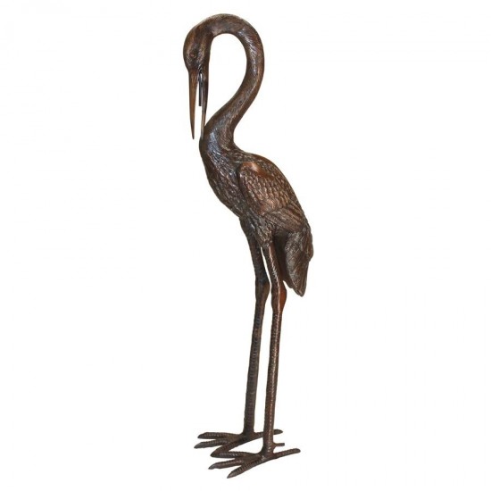 Design Toscano Large Heron Head Low