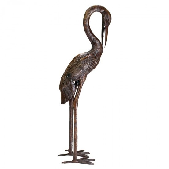 Design Toscano Large Heron Head Low