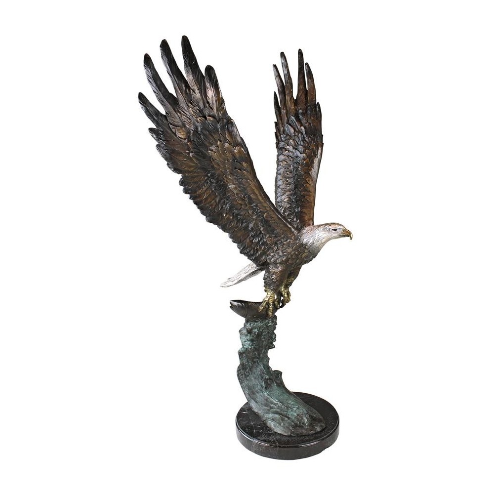 Design Toscano Majestic Eagle Bronze Statue