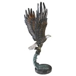 Design Toscano Majestic Eagle Bronze Statue