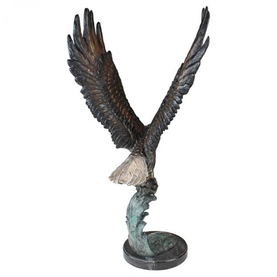 Design Toscano Majestic Eagle Bronze Statue