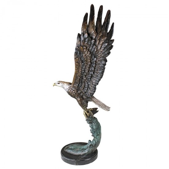 Design Toscano Majestic Eagle Bronze Statue