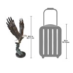 Design Toscano Majestic Eagle Bronze Statue