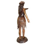 Design Toscano Leaf Maiden Bronze Statue