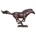 Design Toscano Racing The Wind Running Horse Bronze