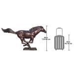 Design Toscano Racing The Wind Running Horse Bronze