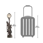 Design Toscano Flora Swinging Pendulum Clock