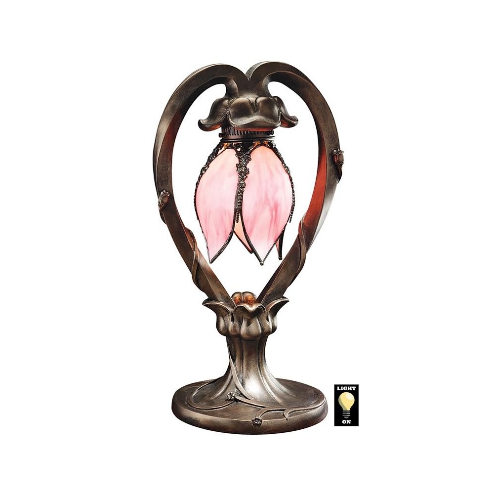 Design Toscano Victorian Hanging Tulip Lamp Design Toscano Victorian Hanging Tulip Lamp