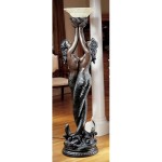 Design Toscano Entwined Mermaids Floor Lamp