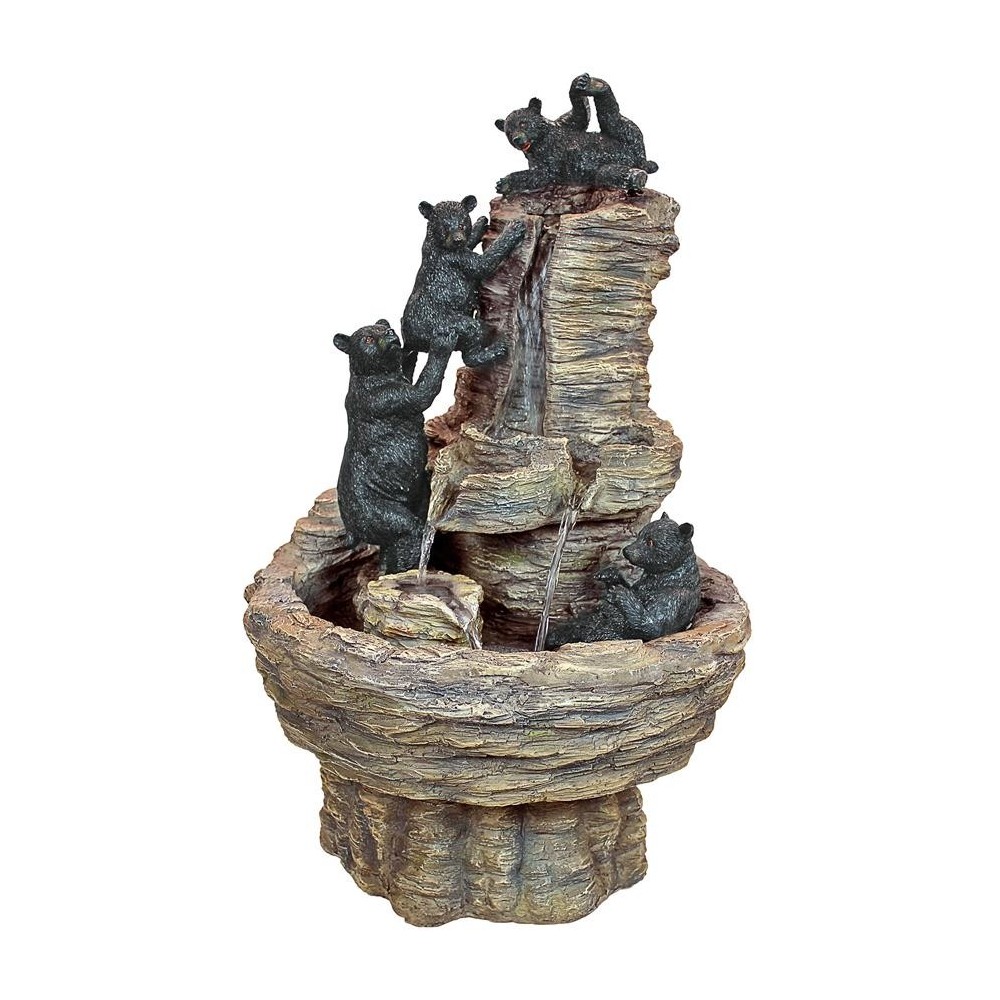 Design Toscano Rocky Mountain Splash Bear Fountain