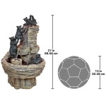 Design Toscano Rocky Mountain Splash Bear Fountain