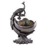 Design Toscano Peacocks Bounty Centerpiece Bowl