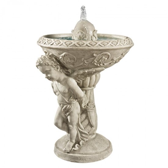 Design Toscano Pondering Cupid Fountain