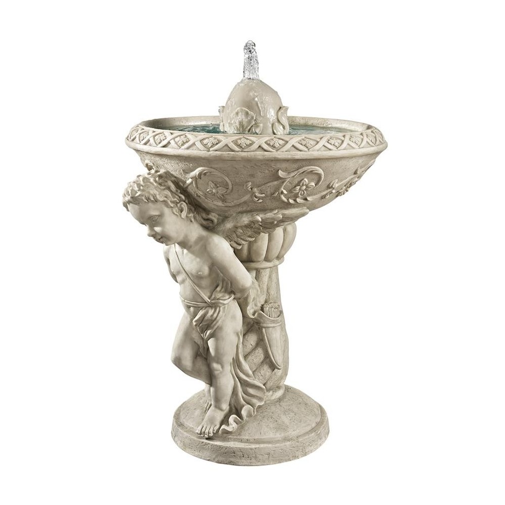 Design Toscano Pondering Cupid Fountain Design Toscano Pondering Cupid Fountain
