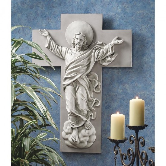 Design Toscano He Is Risen Christ Ascension Plaque