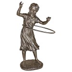 Design Toscano Harriet Hula Hooping Girl Statue