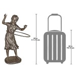 Design Toscano Harriet Hula Hooping Girl Statue