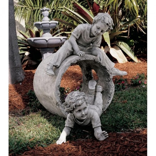 Design Toscano Hide And Seek Kids Statue