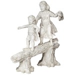 Design Toscano Two Girls On Log