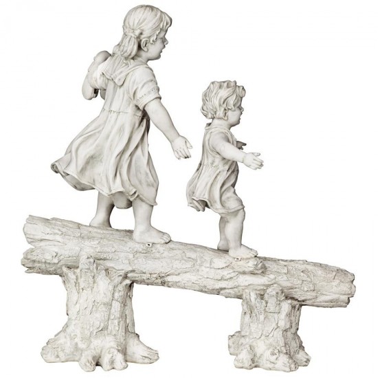 Design Toscano Two Girls On Log