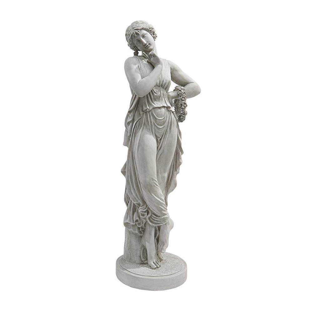 Design Toscano Canova Dancer With Finger On Chin Statue