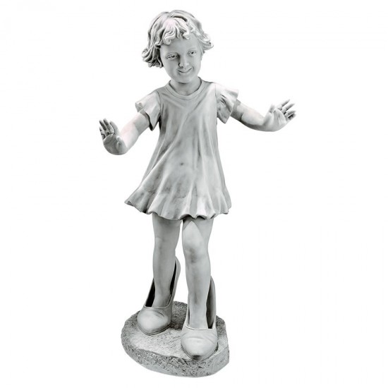 Design Toscano Hillary In Heels Garden Girl Statue