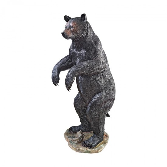 Design Toscano Grande Fishing For Trouble Bear