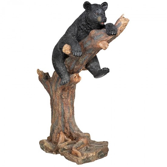 Design Toscano Forest Vantage Point Black Bear Statue