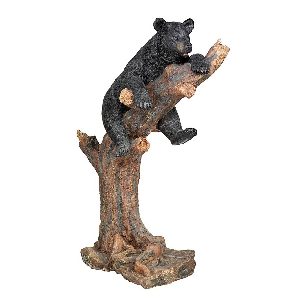 Design Toscano Forest Vantage Point Black Bear Statue