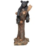 Design Toscano Forest Vantage Point Black Bear Statue