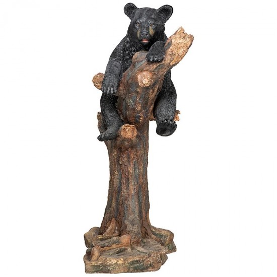 Design Toscano Forest Vantage Point Black Bear Statue