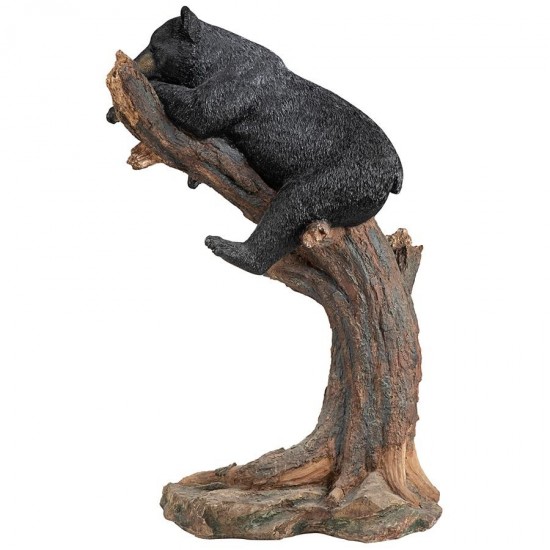Design Toscano Forest Vantage Point Black Bear Statue
