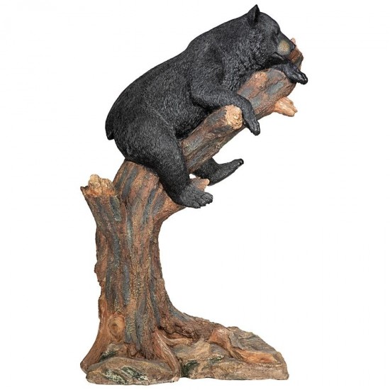 Design Toscano Forest Vantage Point Black Bear Statue