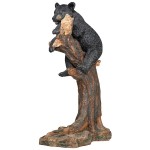 Design Toscano Forest Vantage Point Black Bear Statue