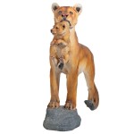 Design Toscano Lioness With Cub Statue