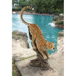 Design Toscano Stalking The Savannah Cheetah Statue