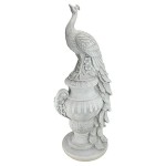 Design Toscano Staverden Peacock On An Urn Statue