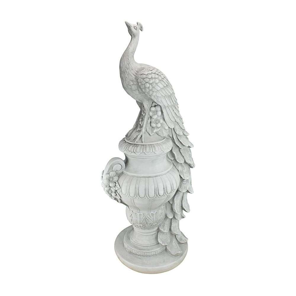 Design Toscano Staverden Peacock On An Urn Statue