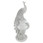 Design Toscano Staverden Peacock On An Urn Statue