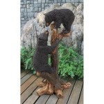 Design Toscano Climbing Cubs Black Bear Statue