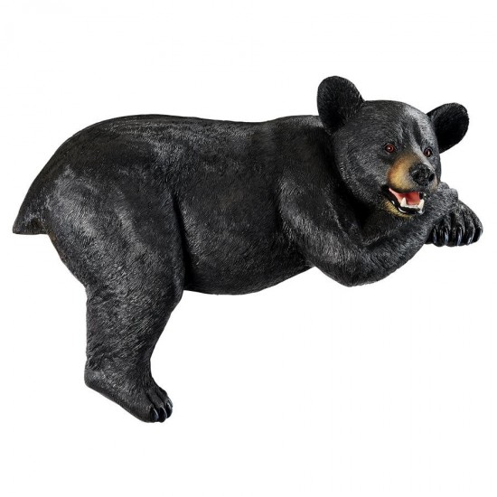 Design Toscano Lemont The Lovable Lounger Black Bear