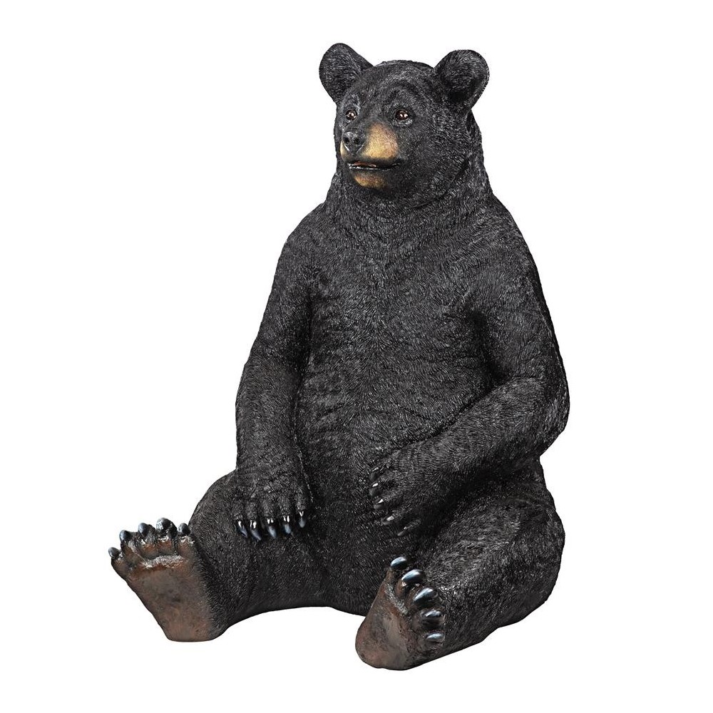 Design Toscano Bear Zerk Giant Sitting Black Bear