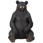 Design Toscano Bear Zerk Giant Sitting Black Bear