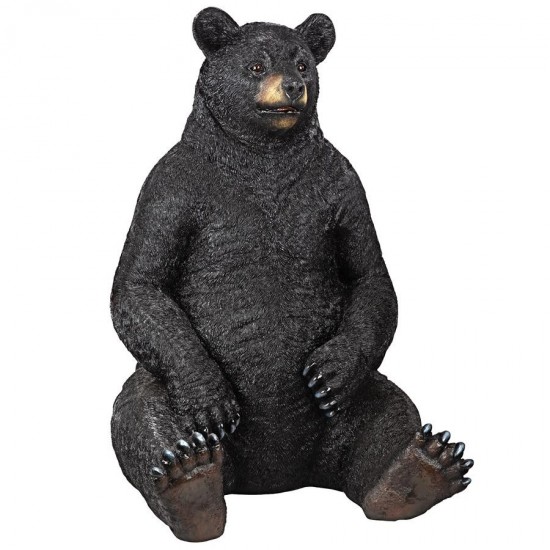 Design Toscano Bear Zerk Giant Sitting Black Bear